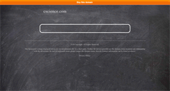 Desktop Screenshot of cscience.com